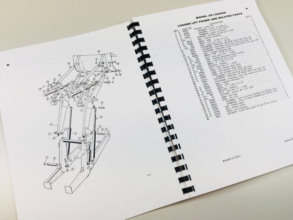 Case 35 Backhoe & Loader For 580Ck Series B 580B Tractor Parts Catalog Manual - Image 4