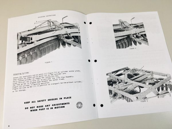 Oliver 242 292 Wheel Disk Harrows Operators Instructions Parts List Manual - Image 6