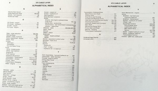 Case 475 Cable Layer Service Manual Parts Catalog Operators Set Sn 3058169 & Up - Image 5