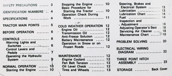 Bolens Tx1300 Tx1300F Tx1500 Tx1500F Tractor Owner Operators Instructions Manual - Image 2