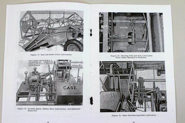 J I Case Self Propelled Windrower Model 840 Operators Owners Instruction Manual - Image 5