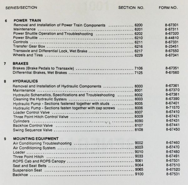 Case 580K Backhoe Loader Tractor Phase 1 Service Manual Shop Book Technical - Image 3