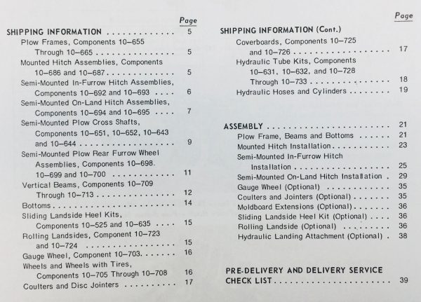 Ford 142 Plow Assembly Operators Manual - Image 3