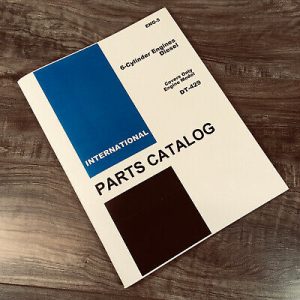 International Dt-429 Engine Only 4100 4156 Tractor Parts Manual Catalog Book