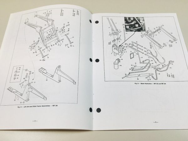 Massey Ferguson Mf 32 34 Loader Assembly Predilivery Instructions Owners Manual - Image 3