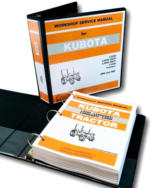 Kubota L3250 Tractor Service Manual Repair Shop Technical Workshop Book