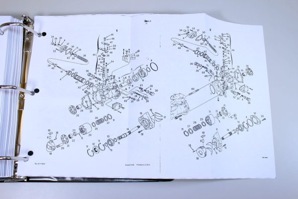 Case 1840 Uni-Loader Skid Steer Service Repair Manual Technical Shop Book Binder - Image 5