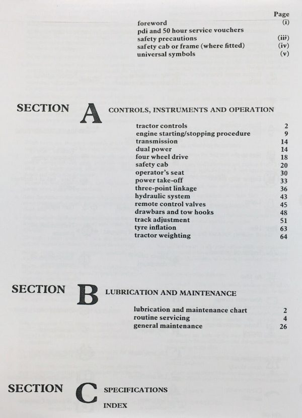 Ford 8530 8630 8730 8830 Tractor Parts Operators Manual Owners Set Book Catalog - Image 2