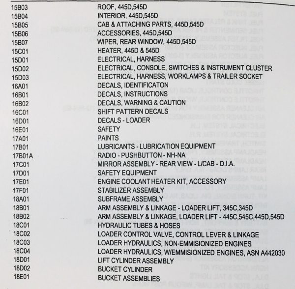 Ford 345C 445C 545C Tractor Loader Service Repair Manual Parts Catalog Shop Set - Image 10