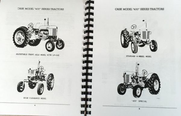 Case 400 401 402 403 405 410 411 Tractor Parts Manual Catalog Book Assembly - Image 5