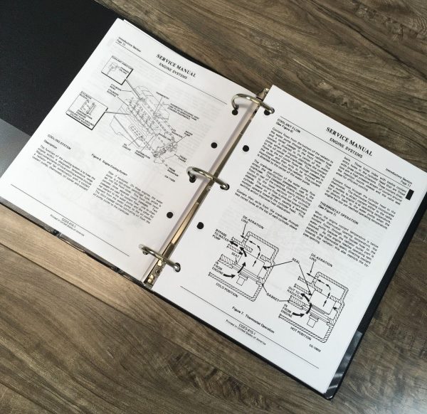 International 1480 Combine Service Parts Operators Manual Set Repair Shop DT466C - Image 4