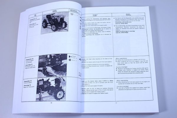 Kubota B5100 B6100 B7100 Tractor Service Operators Repair Shop Manual Book Set - Image 5