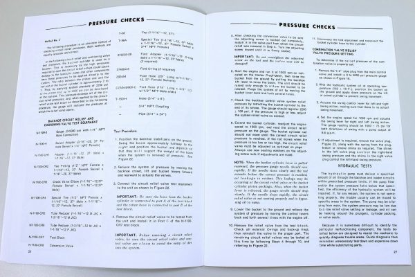 Ford 19-480 19-481 19-482 Backhoe Service Manual Set Repair Shop Technical Book - Image 8