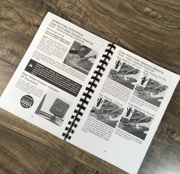 Case 4490 Tractor Manual Parts Catalog Operators Owners Set Book Schematics - Image 12