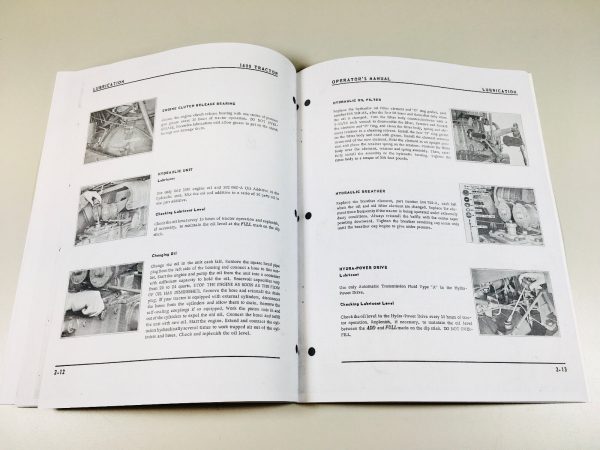 Oliver 1600 Tractor Owners Operators Manual Maintenance - Image 4