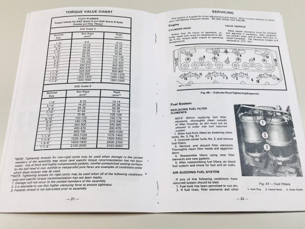 Massey Ferguson 1085 Tractor Owners Operators Manual Maintenance - Image 6