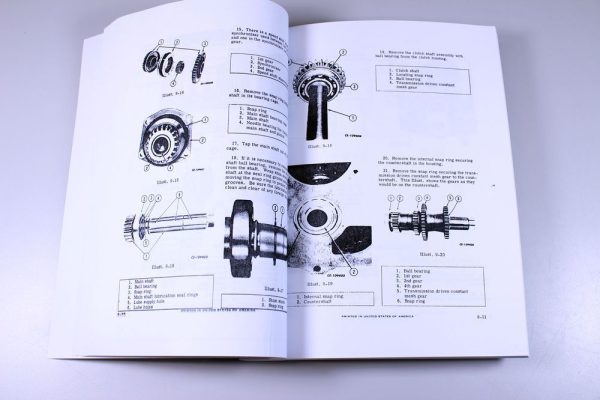 International 2400A Gas Tractor Service Parts Operators Manual Engine Chassis - Image 4