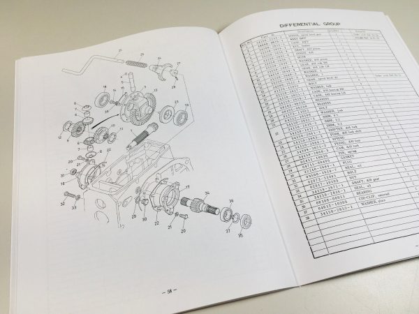 Kubota L225 Tractor Service Repair Shop Manual Parts Catalog Assembly Numbers - Image 11