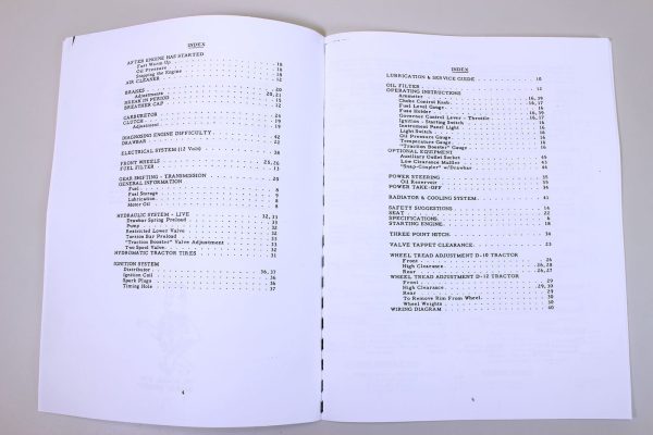 Allis Chalmers D10 D12 Tractor Owners Operators Manual Maintenance Book Catalog - Image 2