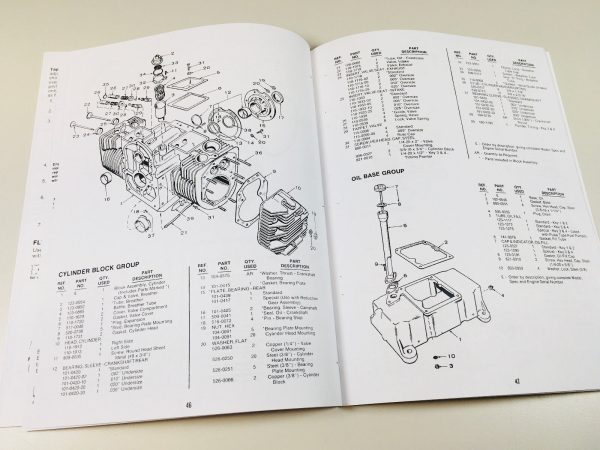 Onan Nhc Nhcv Industrial Engines Operators Service Manual Parts Catalog Set - Image 6