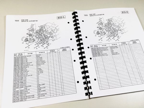 Kubota L3600 L4200 Tractor Parts Assembly Manual Catalog Exploded Views Numbers - Image 4