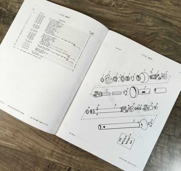 Massey Ferguson 120 124 128 Square Baler Twine Tie Parts Manual Catalog Book - Image 5