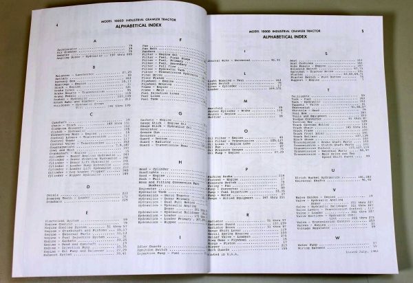 Case 1000D Crawler Tractor Service Repair Manual Parts Catalog In Binder - Image 8