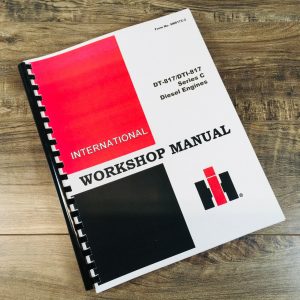 International Dti-817 Series C Diesel Engines Service Manual For 560 Pay Loader