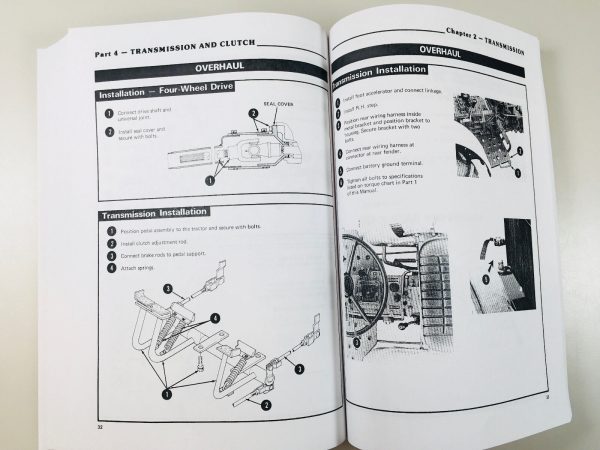 Ford 1100 Tractor Service Operators Parts Manual Set Repair Shop Book Repair - Image 8