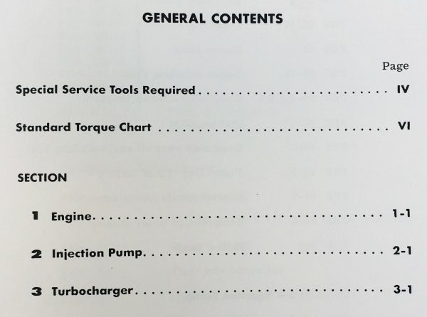 International Dt-429 Engine Only 4100 4156 Tractor Service Parts Manual Set Shop - Image 6