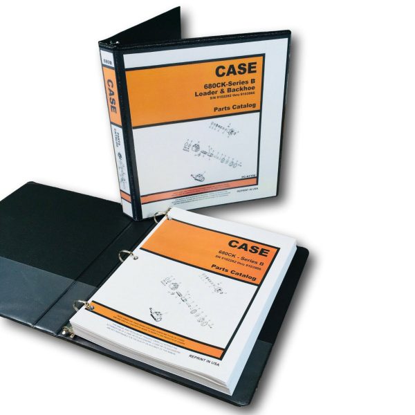 Case 680Ck Series B 680B Ck Loader Backhoe Tractor Parts Manual Catalog Book