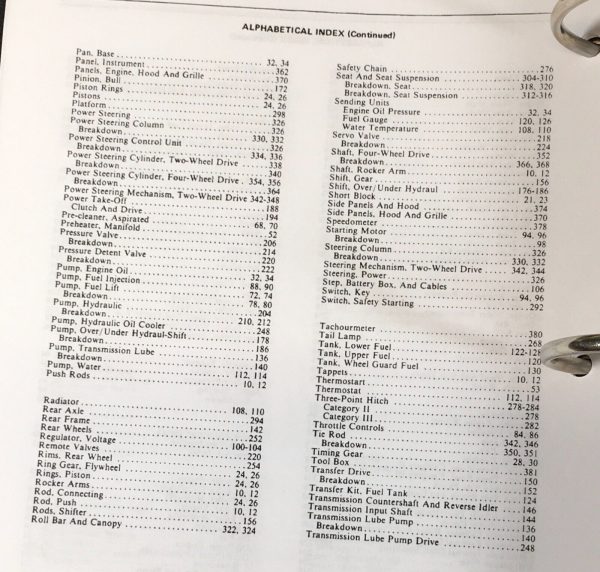 White 2-105 Field Boss Tractor Service Parts Manual Set Repair Workshop Book - Image 6