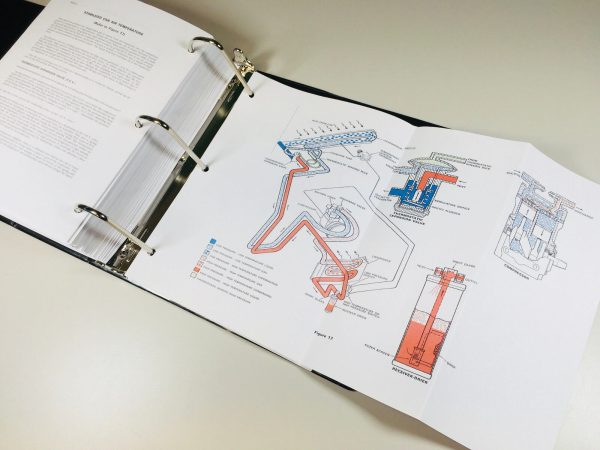 Case 1270 Tractor Service Parts Operators Manual Shop Set - Image 5