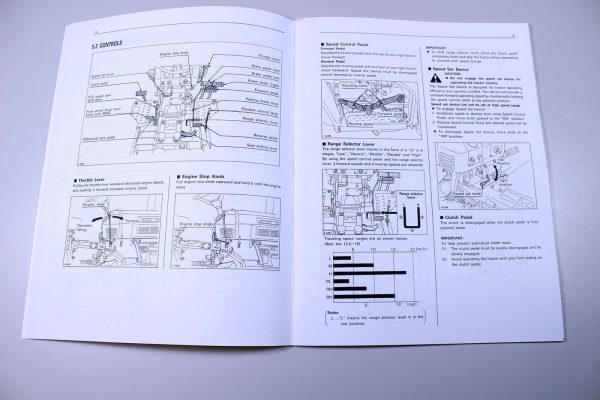 Kubota B9200Hst Tractor Operators Owners Manual Maintenance Specifications - Image 4