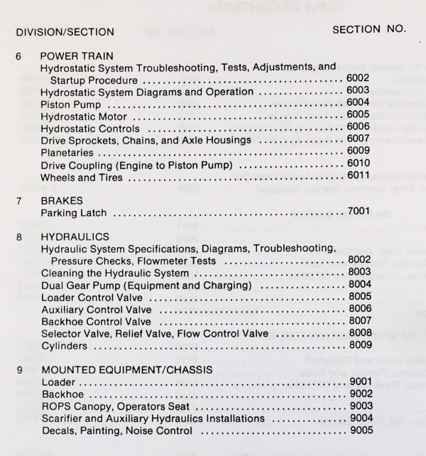 Case 1845B Uni-Loader Skid Steer Service Repair Shop Manual Book New Hard Binder - Image 3