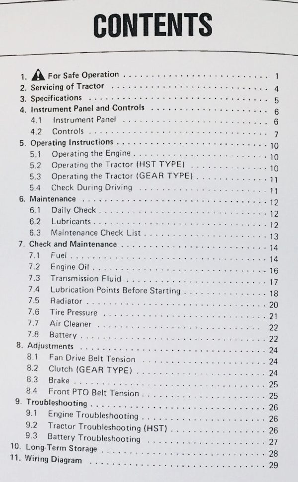 Kubota G4200 Tractor Operators Owners Manual Parts Catalog Assembly Schematic - Image 2