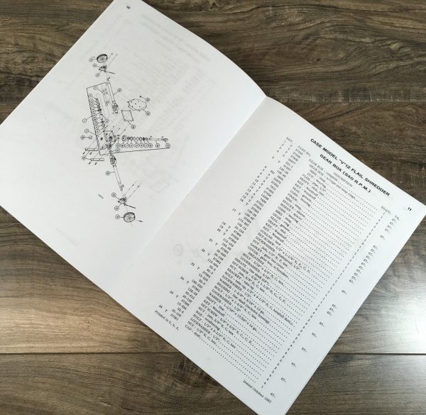 Case V12 Flail Type Shredder Parts Manual Catalog Book Assembly SN 6176501-After - Image 4