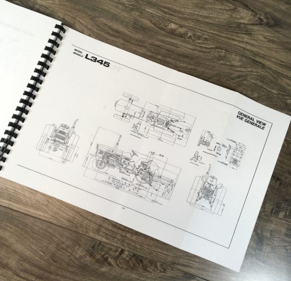 Kubota L345 L345Dt Tractor Service Manual Repair Shop Technical Workshop 4Wd - Image 7