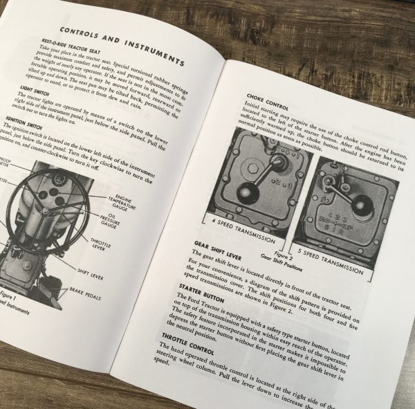 Ford 700 900 Series Tractor Operators Manual Owners Book Maintenance - Image 3