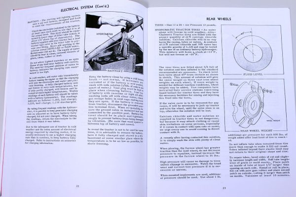 Allis Chalmers Wd45 Tractor Operators Parts Manual Owners Instructions Book - Image 7