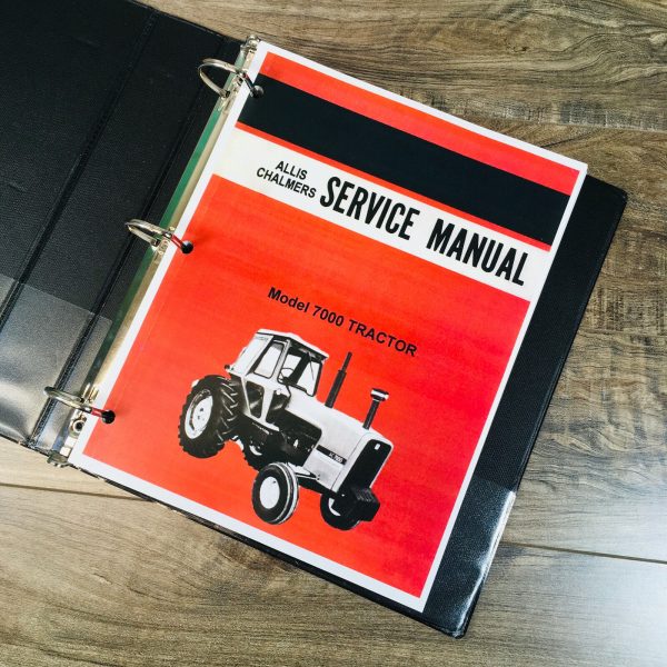 Allis Chalmers 7000 Tractor Service Manual Repair Shop Technical Book Overhaul - Image 2