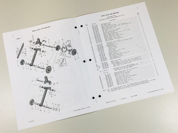 Massey Ferguson 37 Side Delivery Rake Parts Operators Manual Set Owners Book - Image 7