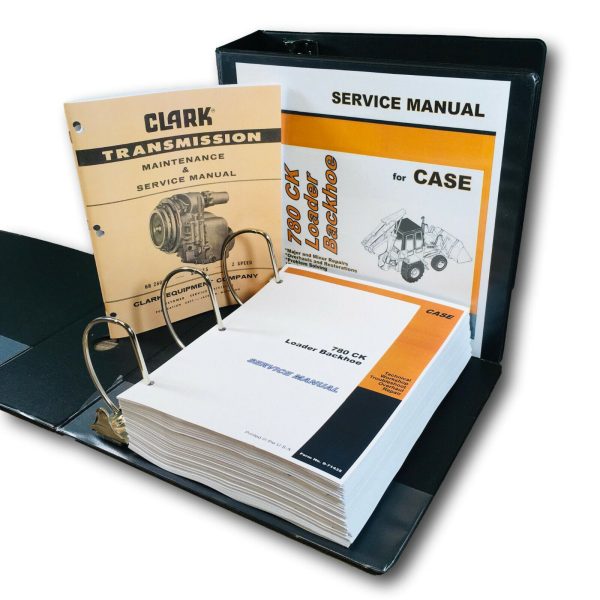 Case 780 Ck Tractor Loader Backhoe Service Technical Manual Repair Shop Inbinder