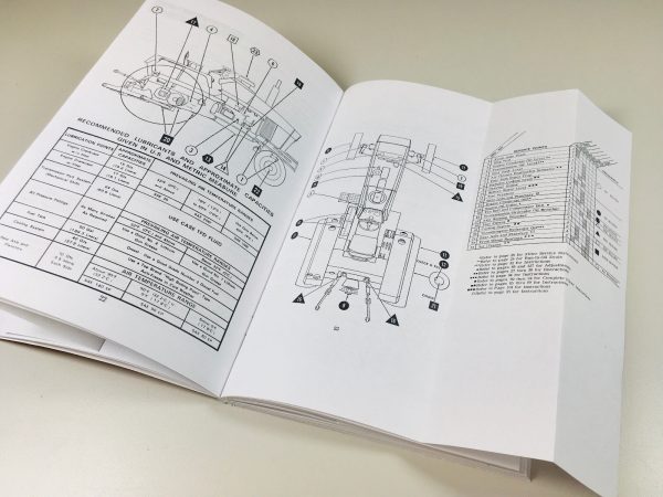 Case 1175 Tractor Operators Owners Manual Maintenance Book Lubrication More - Image 4