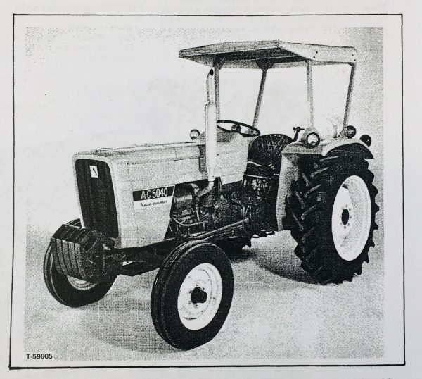 Allis Chalmers 5040 Diesel Tractor Owners Operators Manual - Image 4