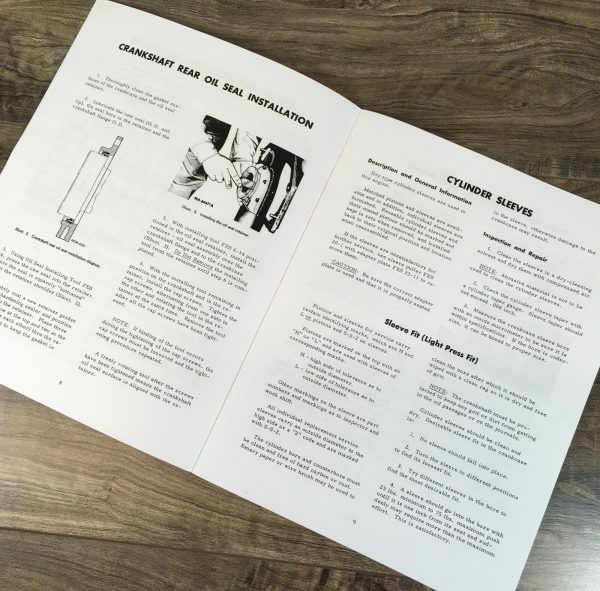International D188 Diesel Engine For 3514 H25B Loader Tractor Service Manual Set - Image 5