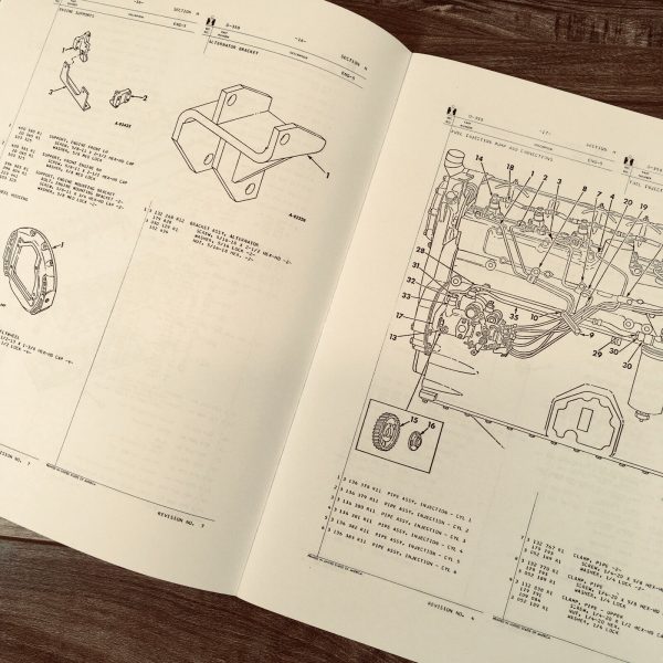 International Model D-358 Diesel Engine 6 Cylinder Parts Manual Catalog Book - Image 6