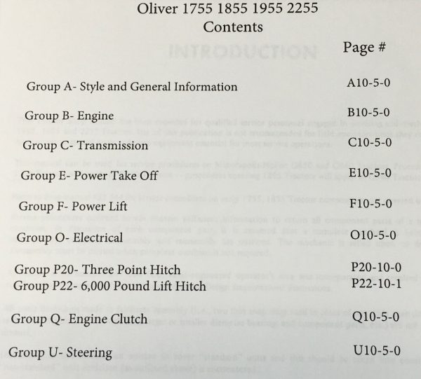 Minneapolis Moline G850 & G940 Tractor Service Manual Repair Shop Technical - Image 2