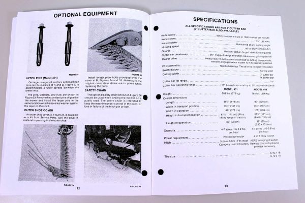 New Holland 451 - 456 Sickle Bar Mower Operators Manual Owners Manual Service - Image 4