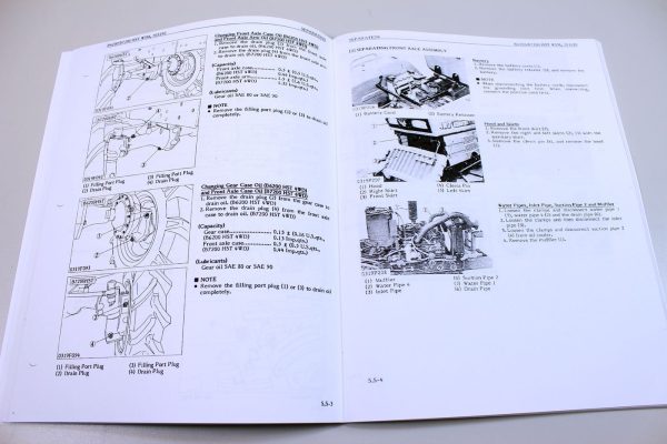 Kubota B6200Hst B7200Hst Tractor Hydro Transmission Service Repair Manual - Image 7